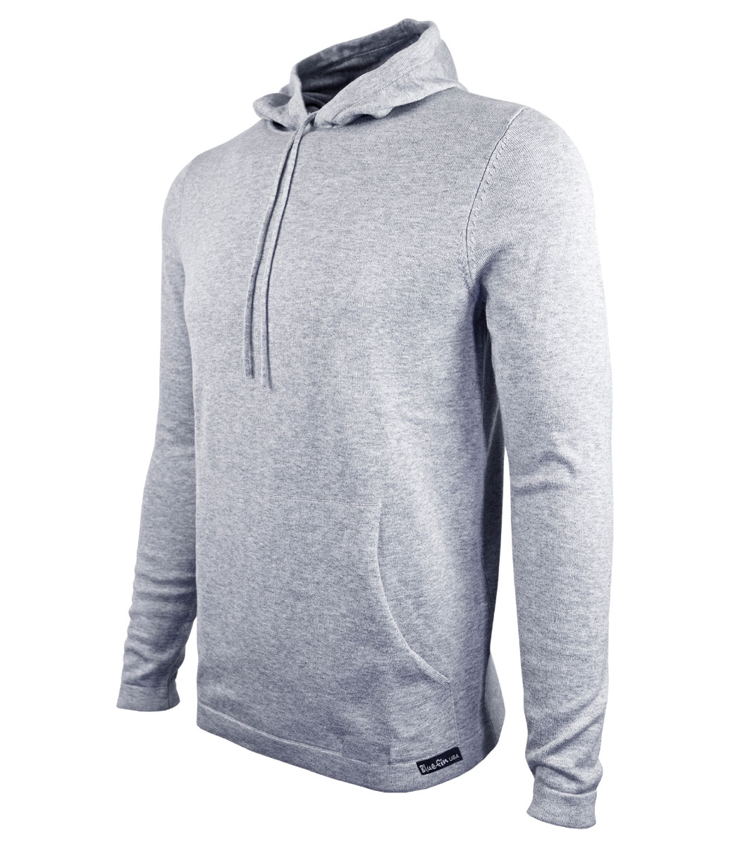 KNHOOD002-GY-M Skipper Hoodie, Gray - Medium
