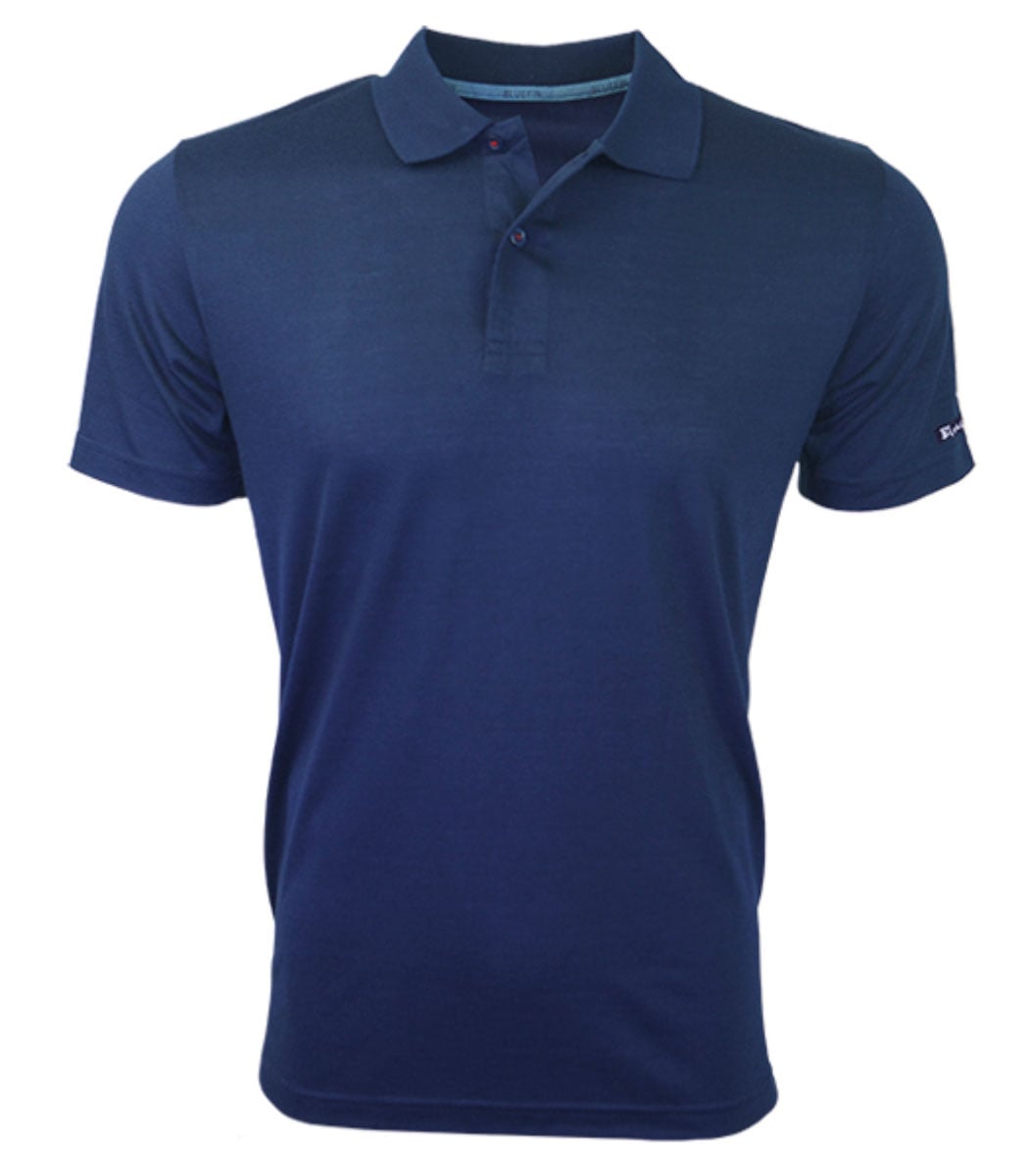 PLTECH001-NY-XS Technical Soft Polo & Crew Neck T-Shirt, Navy - Extra Small