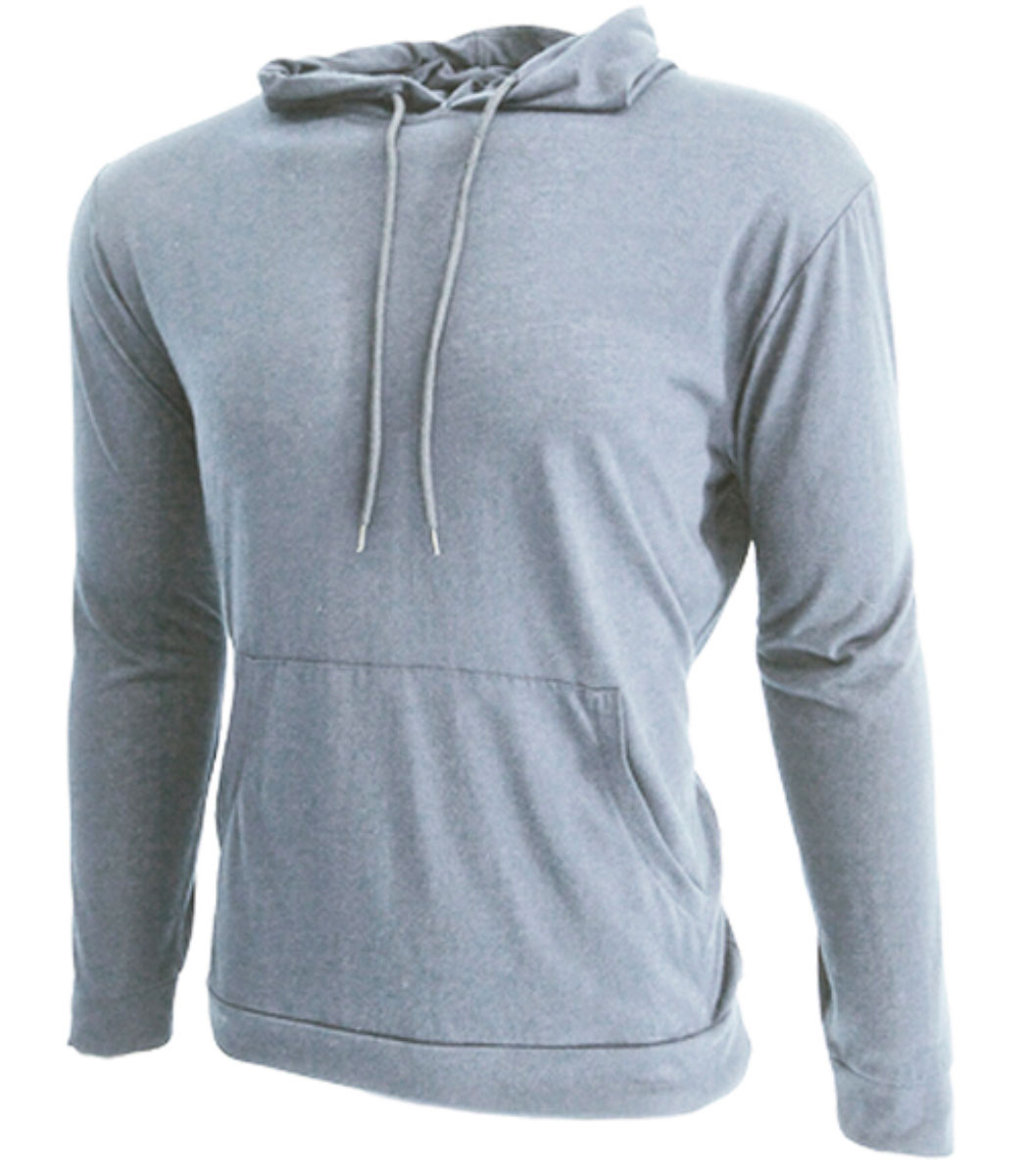 TTHOOD001-GY-XS Unisex Technical Hoodie, Gray - Extra Small