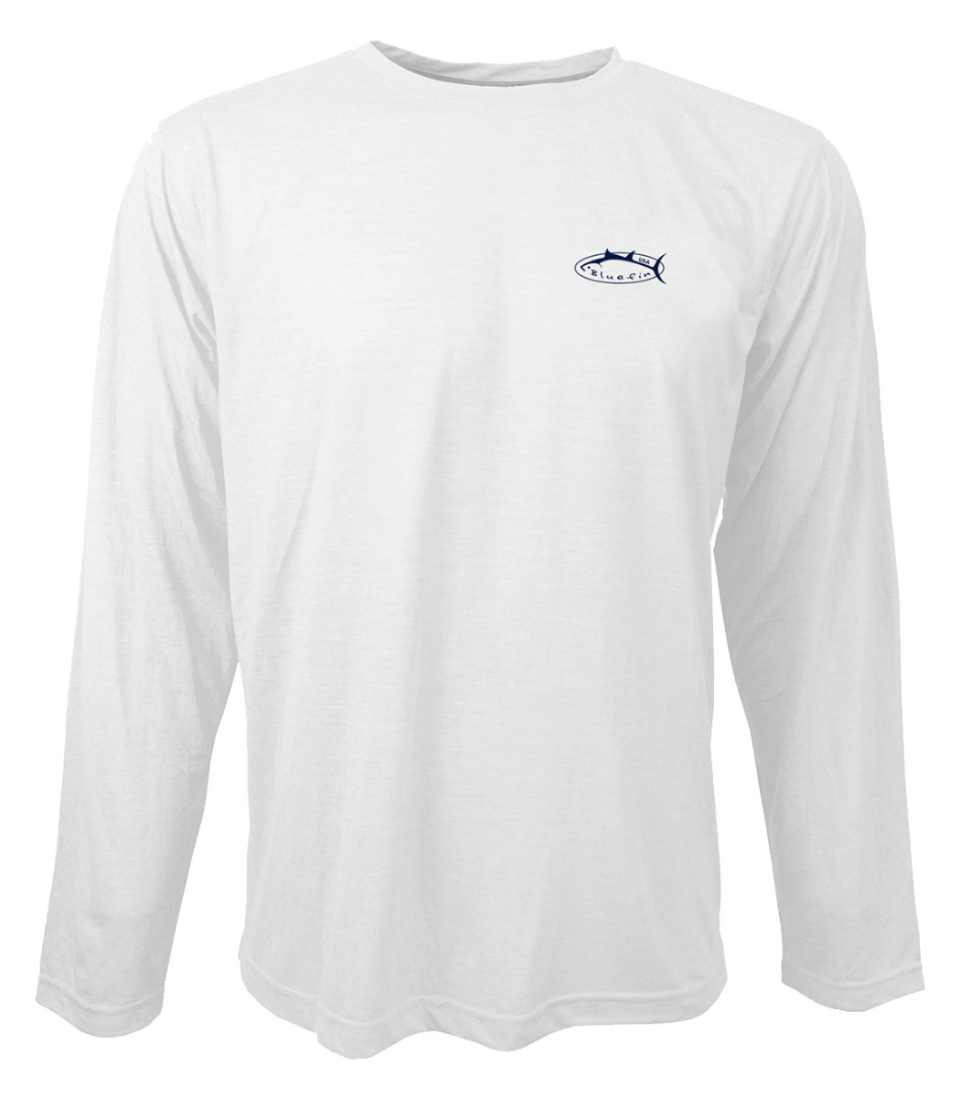 Long Sleeve Tech T-Shirt, White - Large