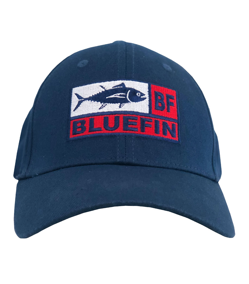 Picture of Bluefin USA HTLOG009-NY Red & Blue Logo Hat&#44; Navy - One Size