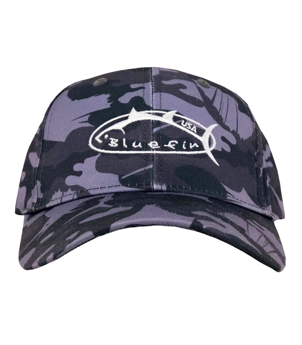 Picture of Bluefin USA HTFISHCAMO-GY Fish Camouflage Hat&#44; Gray - One Size
