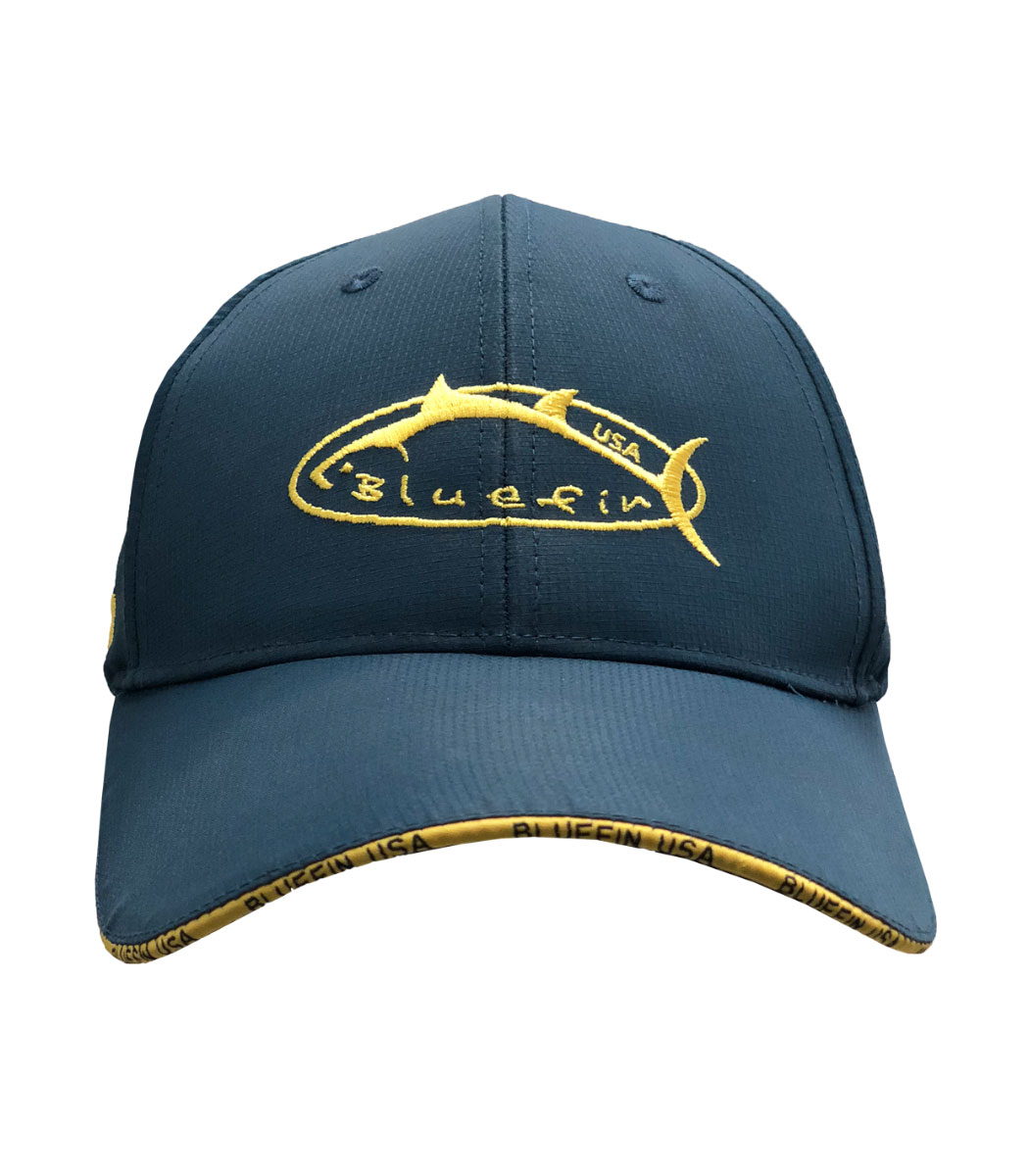 Picture of Bluefin USA HTCLASSIC-NY Vented Classic Logo Hat&#44; Navy - One Size