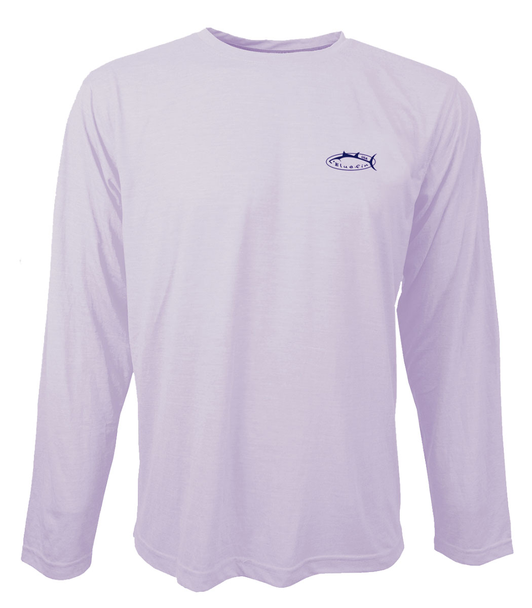 TTBLANK-LI-L Long Sleeve Tech T-Shirt, Lilac - Large