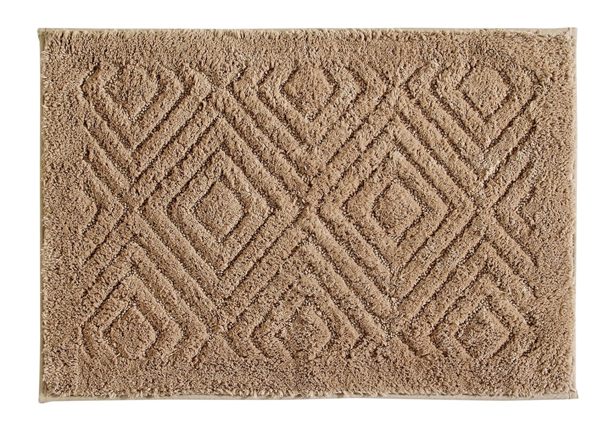 Picture of Better Trends 2PC2030BE Trier Bath Rug&#44; Beige - 2 Piece