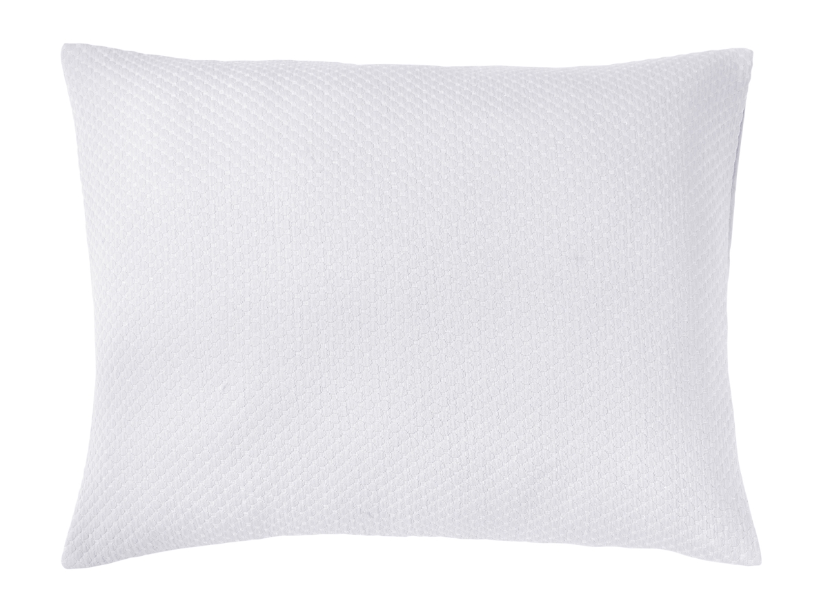 Picture of Better Trends SHMA2127WH Sophia Cotton Pillow Sham&#44; White - Standard Size