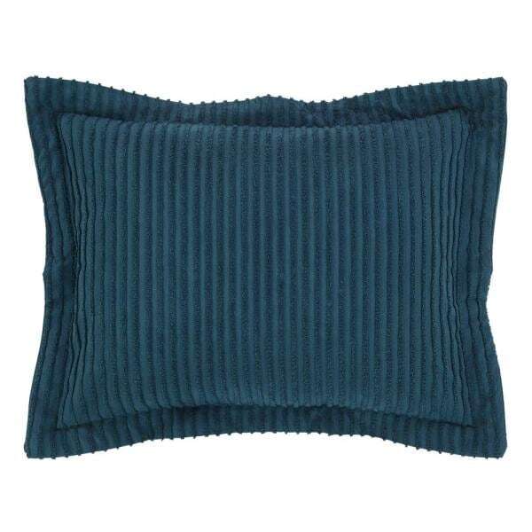 Picture of Better Trends SHASP2127TL Jullian Collection Super Soft & Light Weight Bold Stripes Standard Sham&#44; Teal