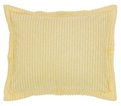 Picture of Better Trends SHASP2127YE Jullian Cotton Pillow Sham, Yellow - Standard Size