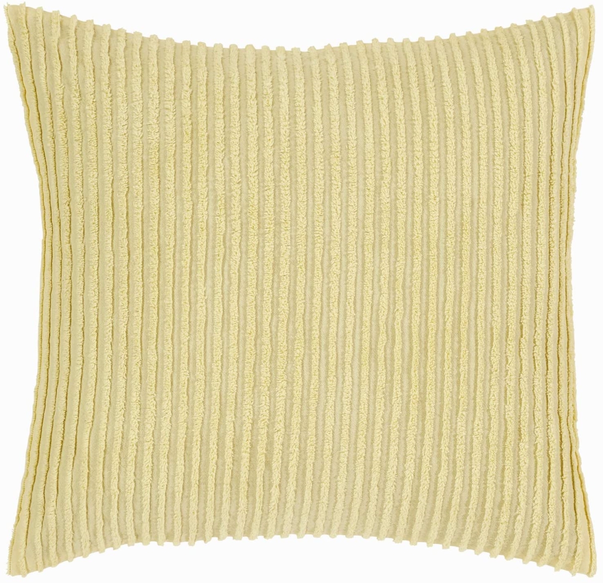 Picture of Better Trends SHASP2626YE Jullian Collection Super Soft & Light Weight Bold Stripes Euro Sham&#44; Yellow