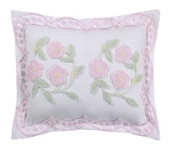 Picture of Better Trends SHBF2227RO Bloomfield Cotton Pillow Sham&#44; Rose - Standard Size