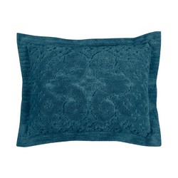 Picture of Better Trends SHAS2127TL Ashton Cotton Pillow Sham&#44; Teal - Standard Size