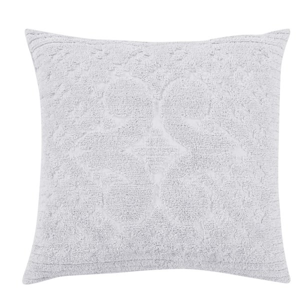Picture of Better Trends SHAS2626WH 26 x 26 in. Ashton Collection Medallion Design Euro Sham&#44; White