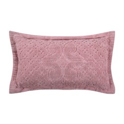 Picture of Better Trends SHAS2036PI Ashton Cotton Pillow Sham&#44; Pink - King Size