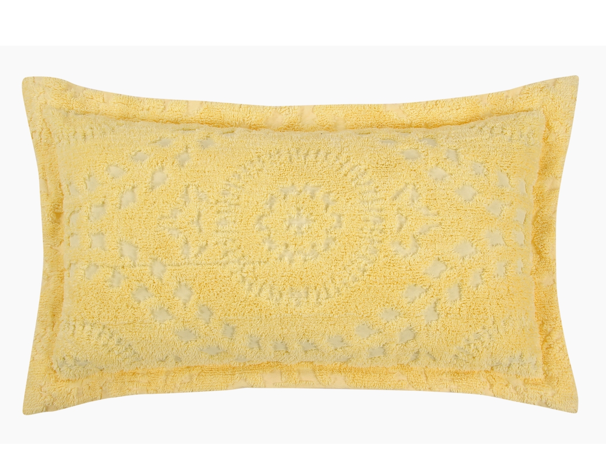 Picture of Better Trends SHR2036YE Rio Cotton Pillow Sham, Yellow - King Size