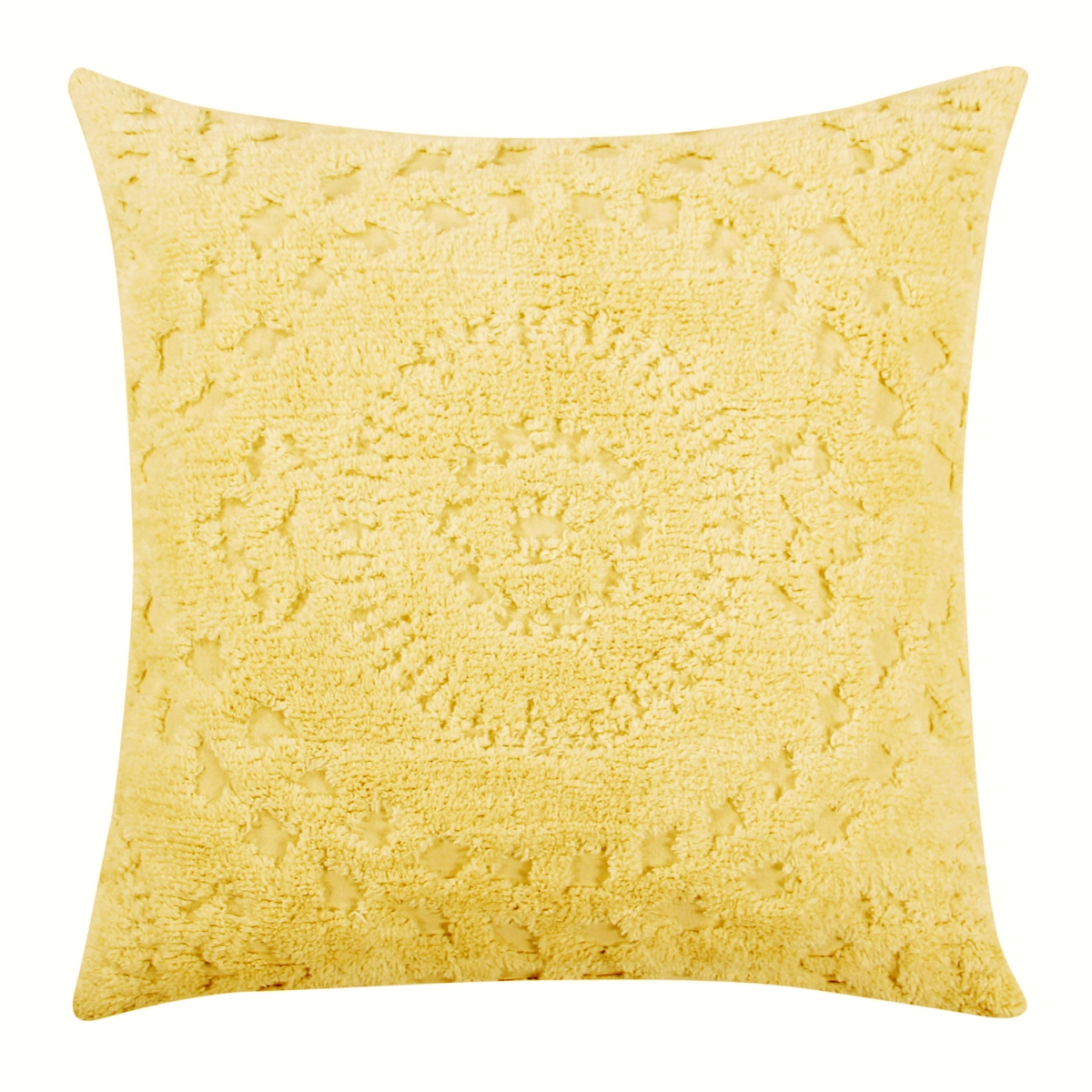Picture of Better Trends SHR2626YE Rio Cotton Pillow Sham, Yellow - Euro Size