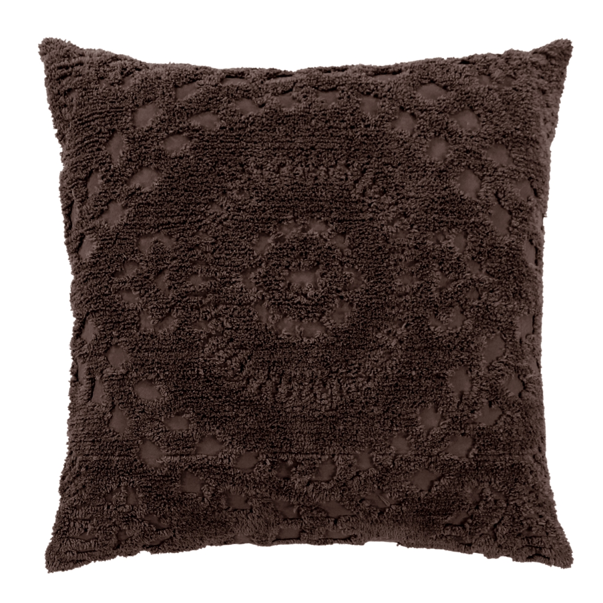 Picture of Better Trends SHR2626CH Rio Cotton Pillow Sham, Chocolate - Euro Size