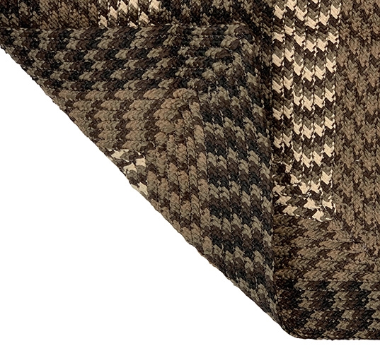 Picture of Better Trends BRAL4OCCH Better Trends Alpine Collection 100% Polypropylene 48&apos; Octagonal Braided Rug in Chocolate