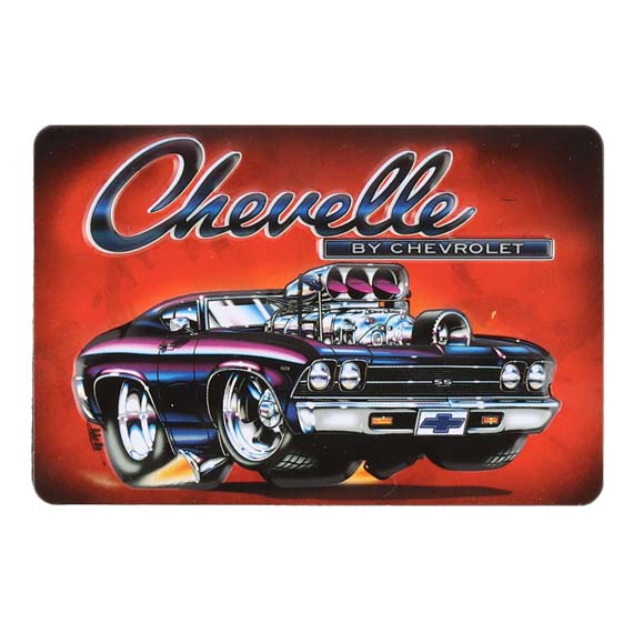 Picture of Chevrolet 90146406-S Chevelle Embossed Tin Magnet