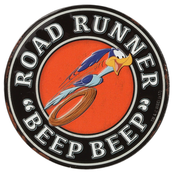 Picture of Looney Tunes 90147279-S Road Runner&#44; Beep Beep Embossed Tin Magnet