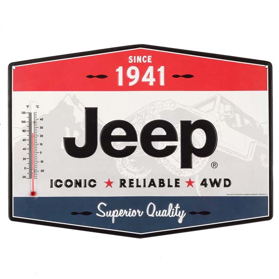 Picture of Jeep 90168448-S Embossed Metal Tin Thermometer