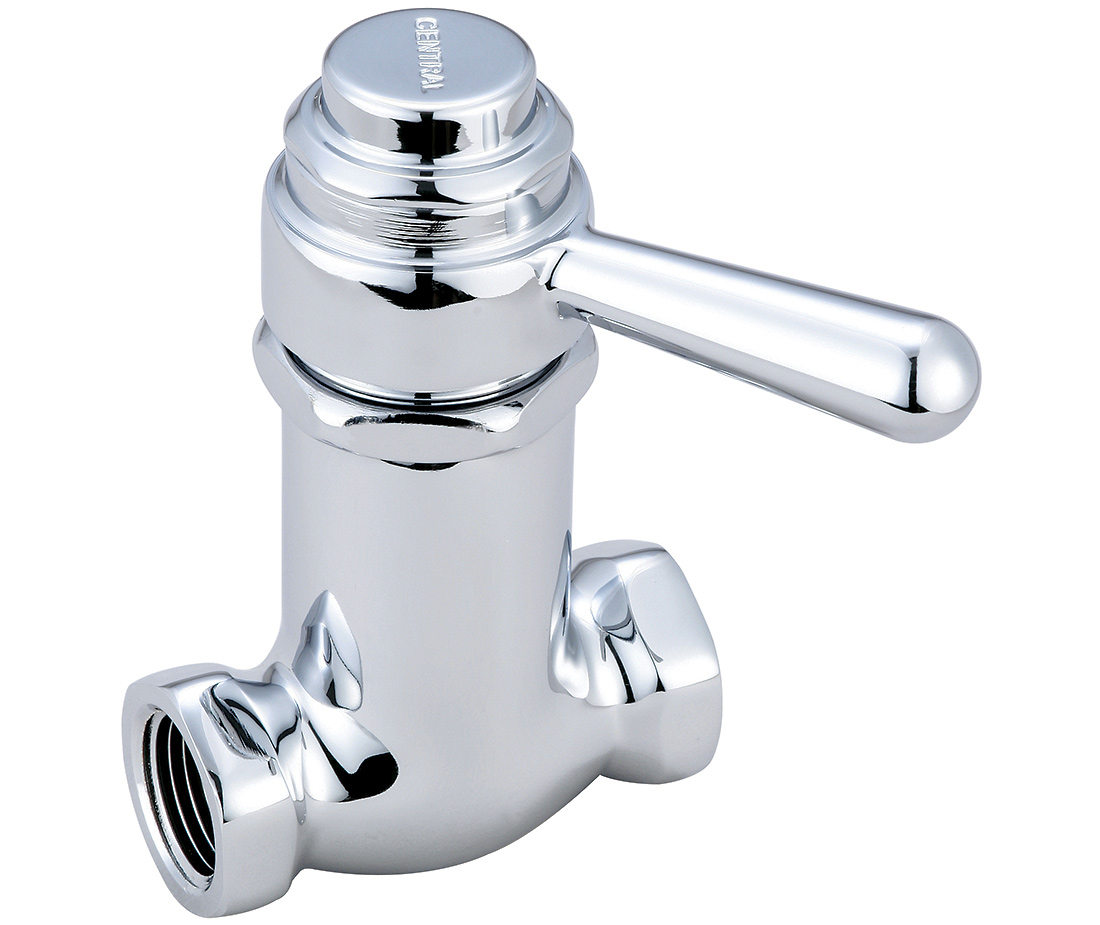 Picture of Central Brass 0331-L1-2 Self-Close Straight Stop - Polished Chrome
