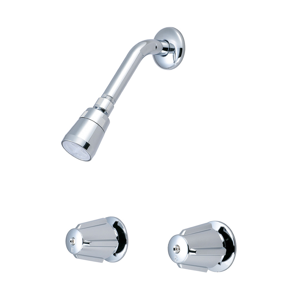 Picture of Elite P-1212 Two Handle Shower Set - Chrome