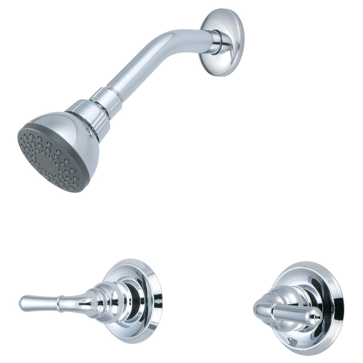 Picture of Elite P-1232 Two Handle Shower Set - Chrome