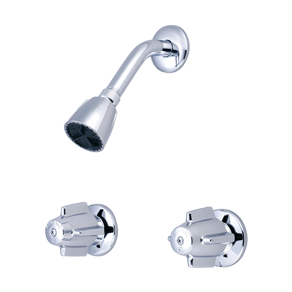 Picture of Central Brass 0826 Two Handle Shower Set - Polished Chrome