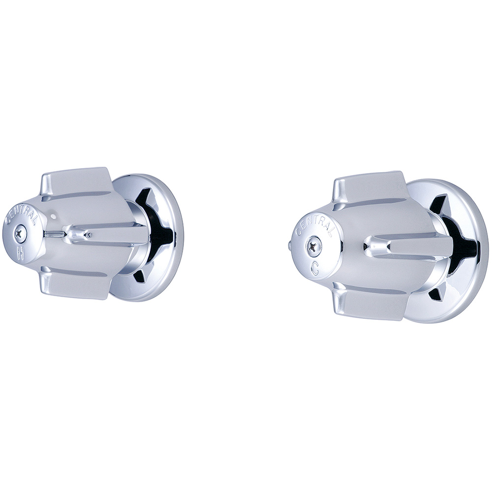 Picture of Central Brass 0905 0.5 in. Two Handle Valve Set - Polished Chrome