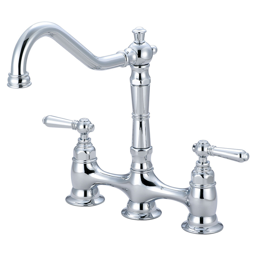 Picture of Americana 2AM500 Americana Two Handle Kitchen Bridge Faucet - Polished Chrome