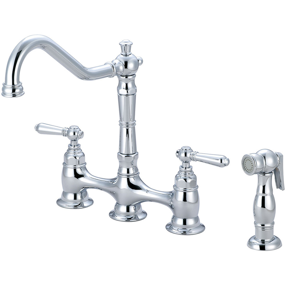 Picture of Americana 2AM501 Two Handle Kitchen Bridge Faucet - Polished Chrome