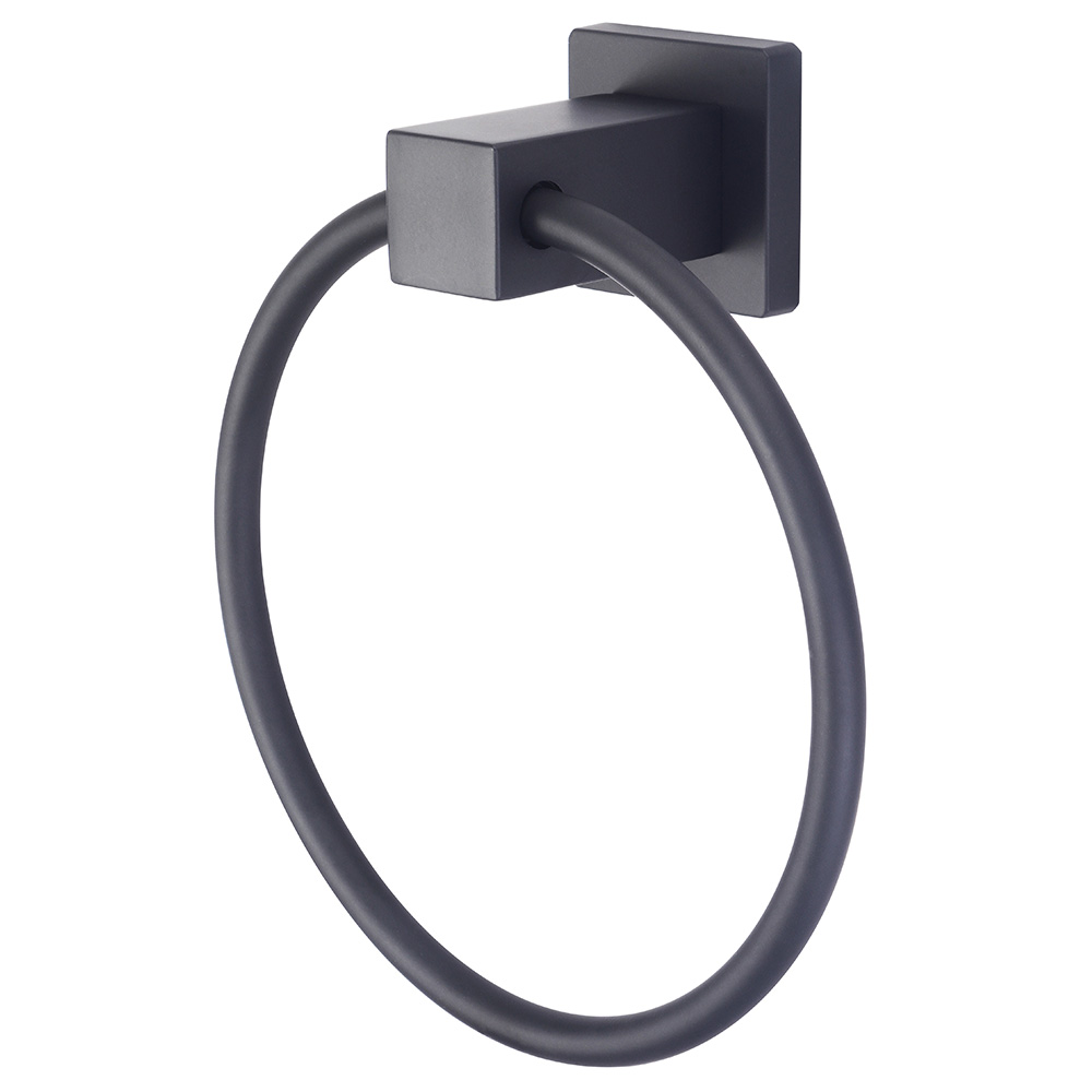 Mod 7MO034-MB Towel Ring - Matte Black