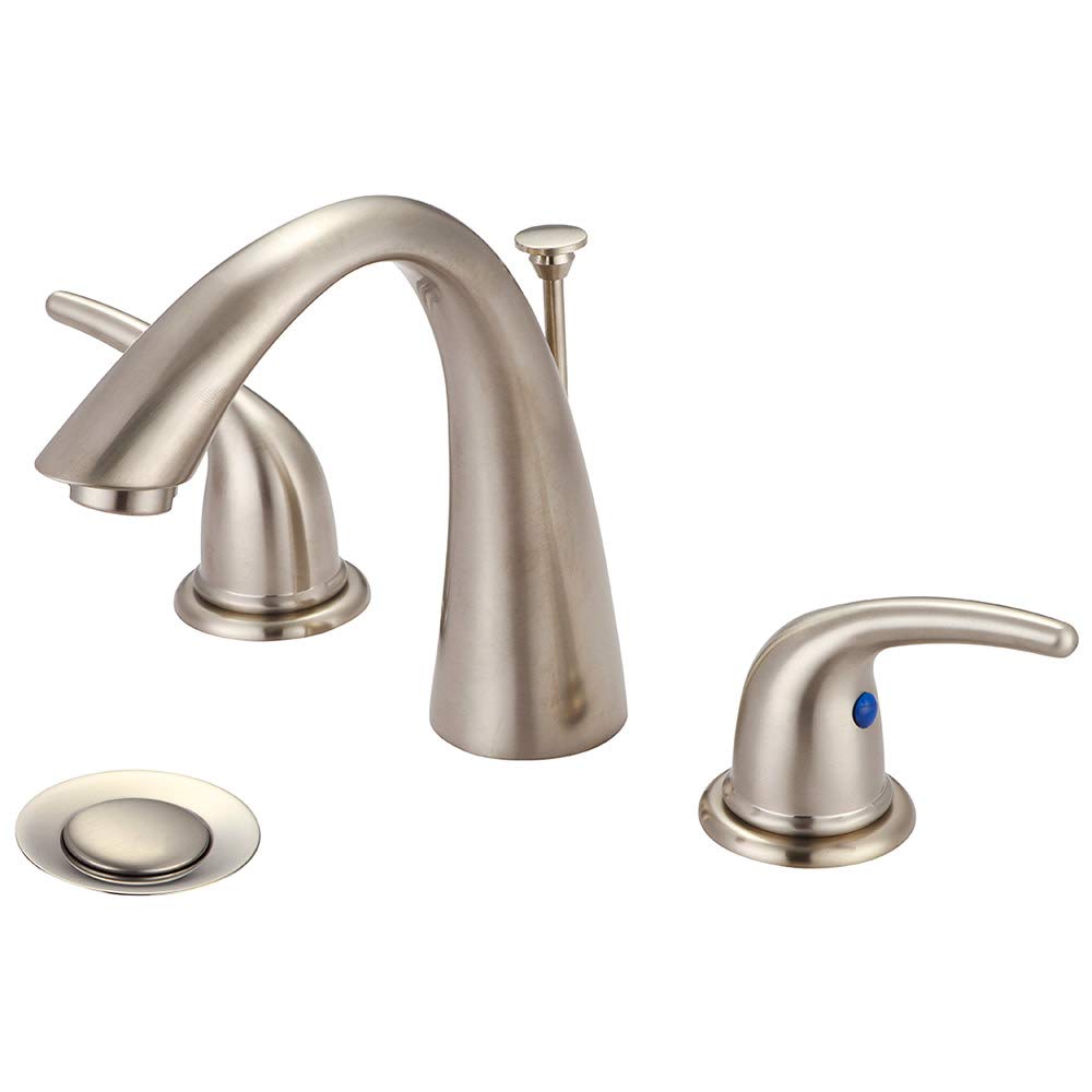 Picture of Accent L-7472-BN Two Handle Lavatory Widespread Faucet - Brushed Nickel