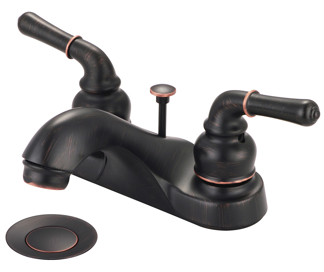 Picture of Accent L-7242-MZ Two Handle Lavatory Faucet - Moroccan Bronze
