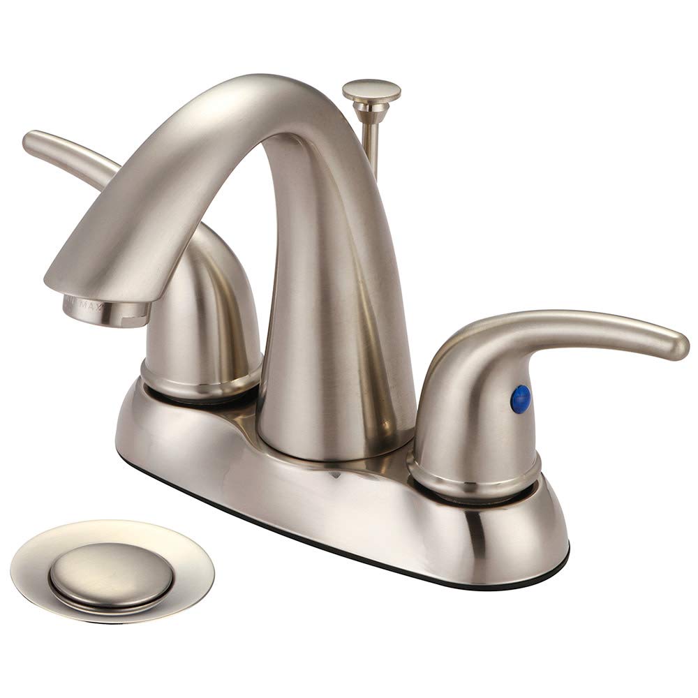 Picture of Accent L-7572-BN Two Handle Lavatory Faucet - Brushed Nickel