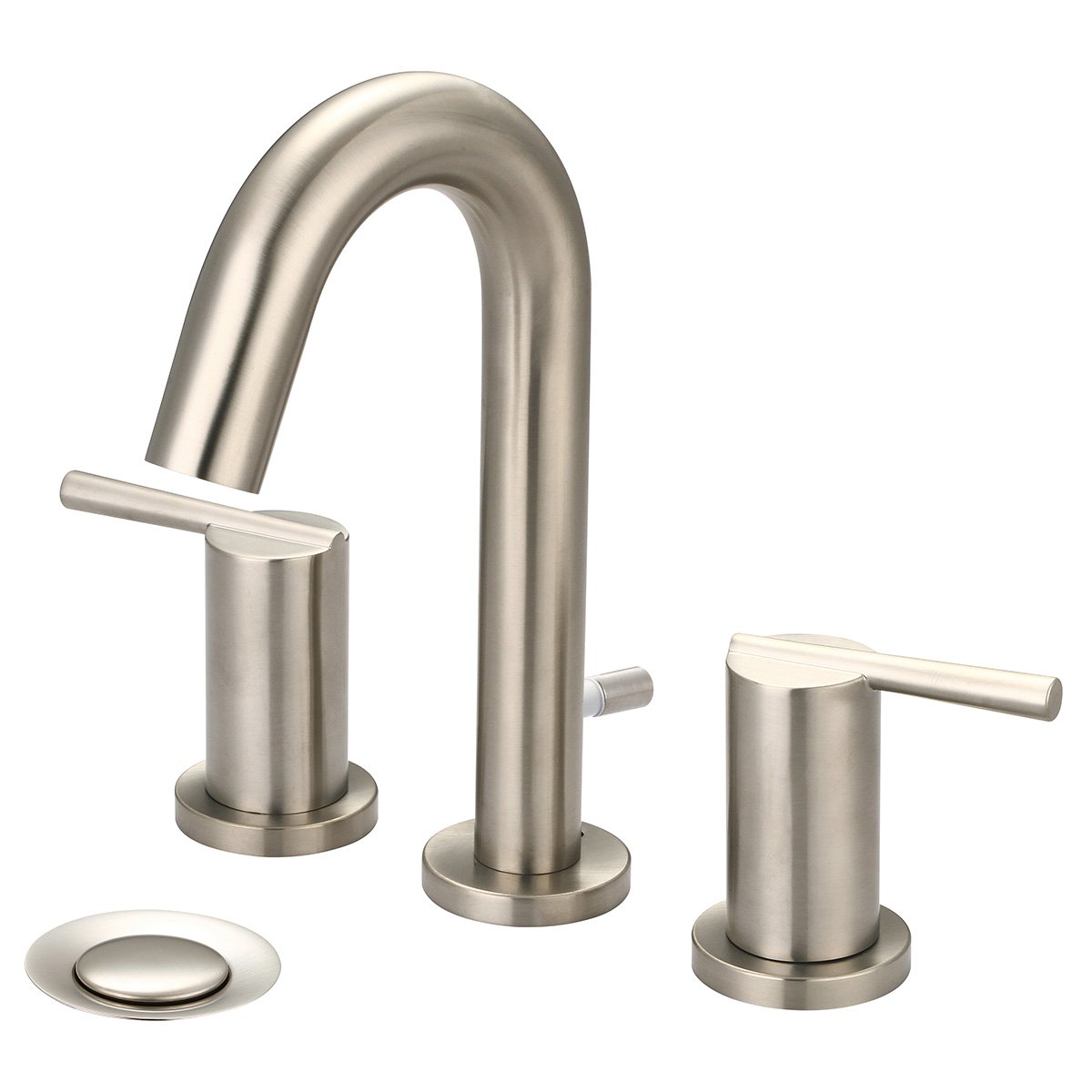 I2v L-7420-BN 4 in. Two Handle Lavatory Widespread Faucet - Brushed Nickel -  TRISCUIT