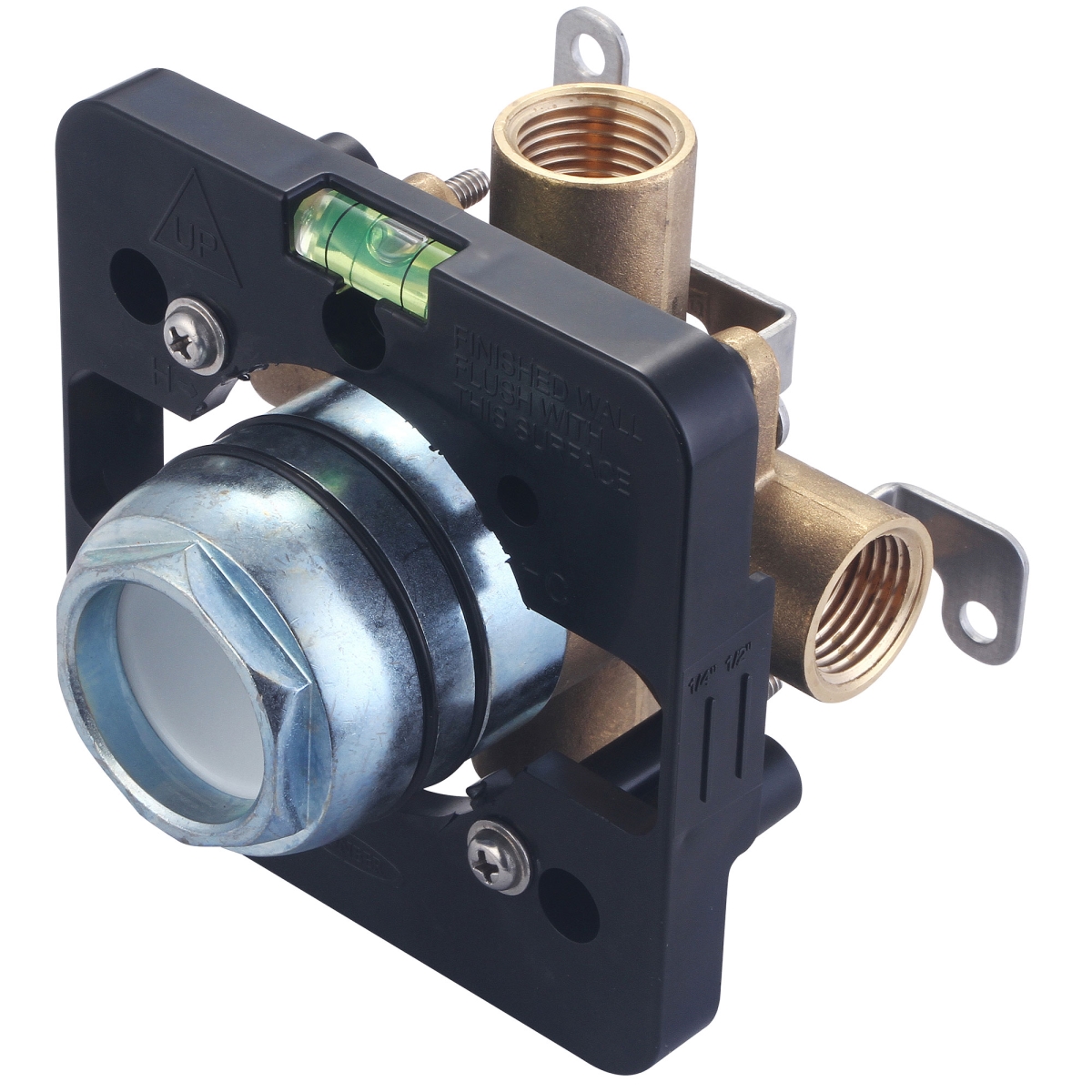 V-2416B Single Handle Tub & Shower Pressure Balancing Valve, Rough Brass