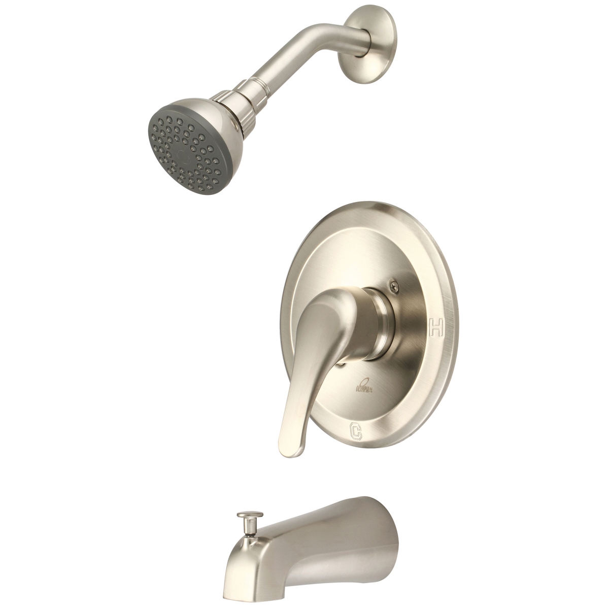 T-2300-BN Single Handle Tub & Shower Trim Set, PVD Brushed Nickel