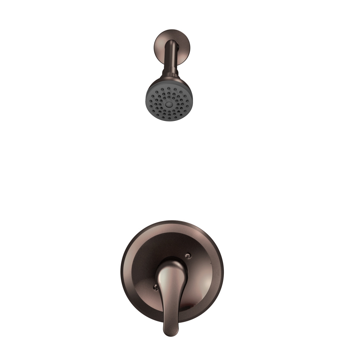 Single Handle Shower Trim Set, Wallmount, Oil Rubbed Bronze, Style: Traditional