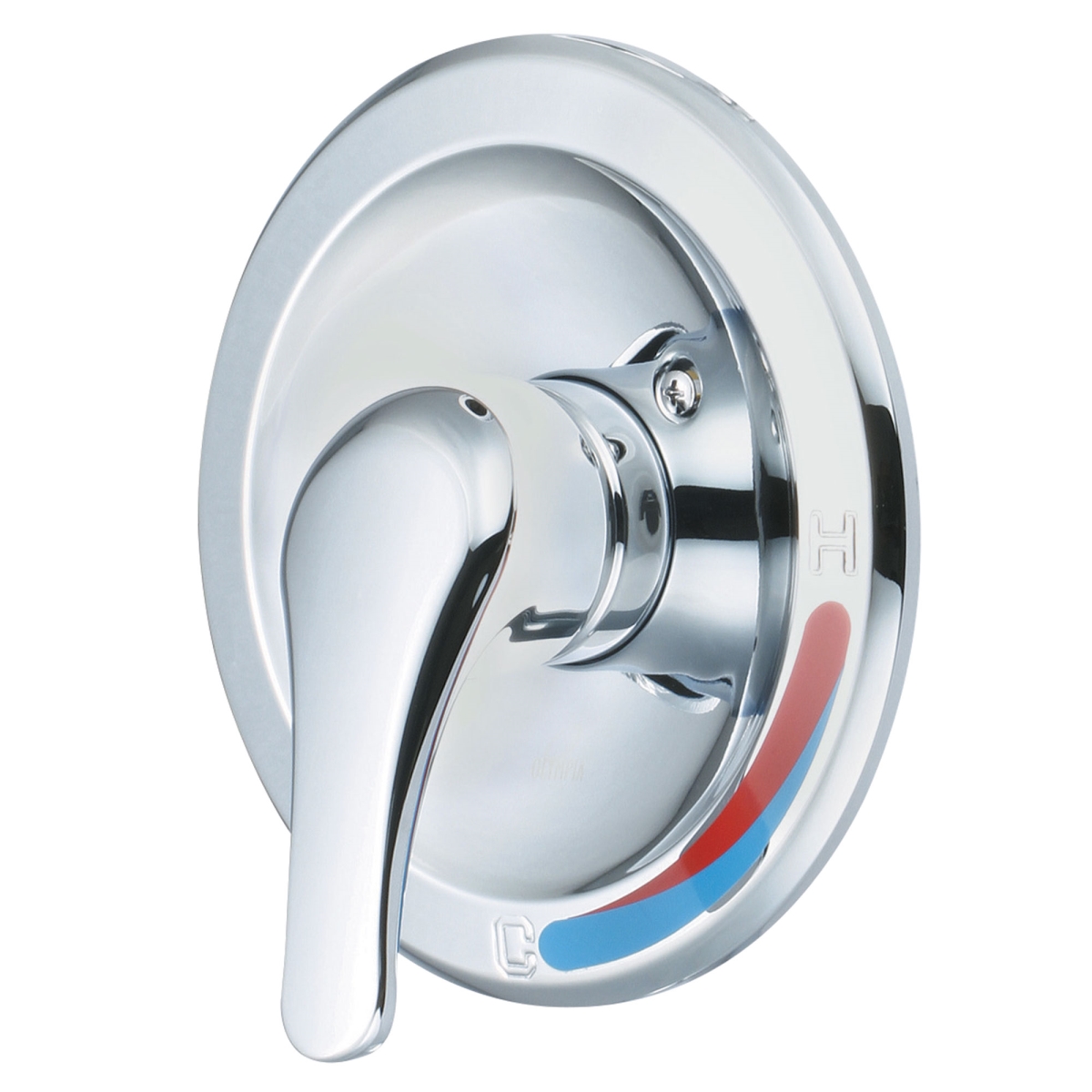 Single Handle Valve Trim Set, Wallmount, Polished Chrome