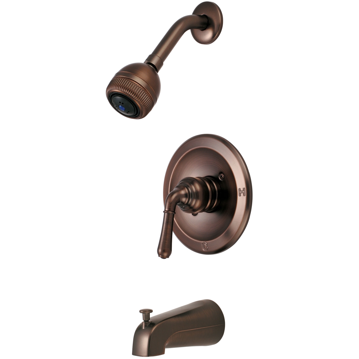 T-2340-ORB Single Handle Tub & Shower Trim Set, Oil Rubbed Bronze