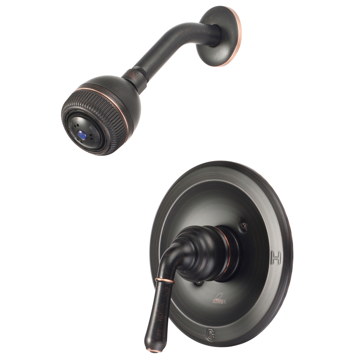 Single Handle Shower Trim Set, Wallmount, Moroccan Bronze