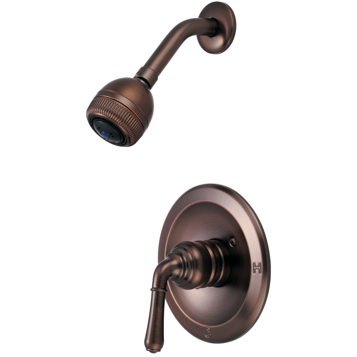 Single Handle Shower Trim Set, Wallmount, Oil Rubbed Bronze, Handle Style: Lever
