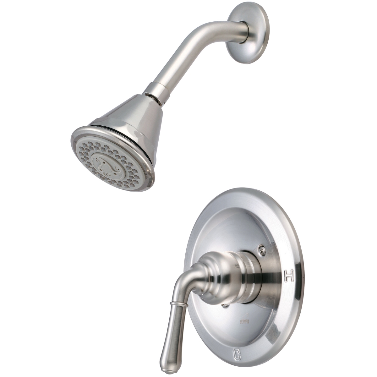 Single Handle Shower Trim Set, PVD Brushed Nickel