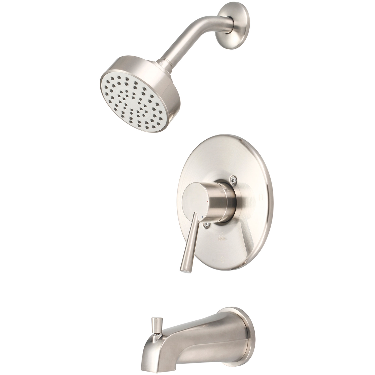 Single Handle Tub & Shower Trim Set, PVD Brushed Nickel