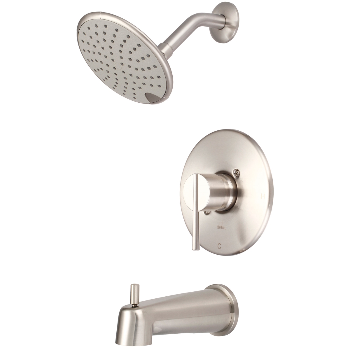T-2384-BN Single Handle Tub & Shower Trim Set, PVD Brushed Nickel