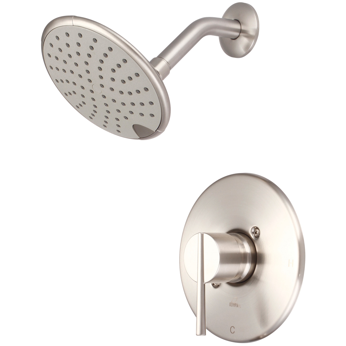 T-2385-BN Single Handle Shower Trim Set, PVD Brushed Nickel