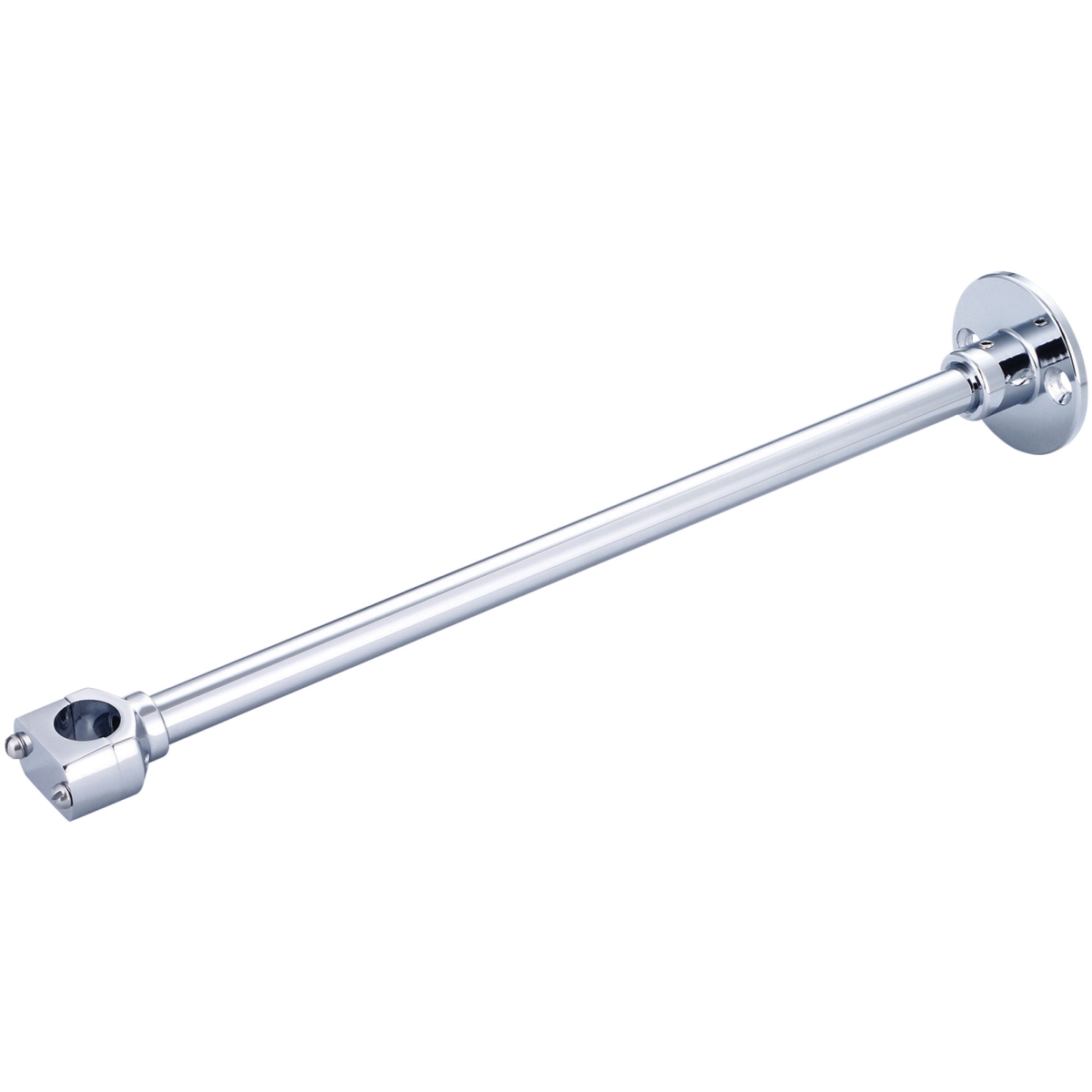 CS-42018 12 in. Adjustable Wall Bracket, Polished Chrome