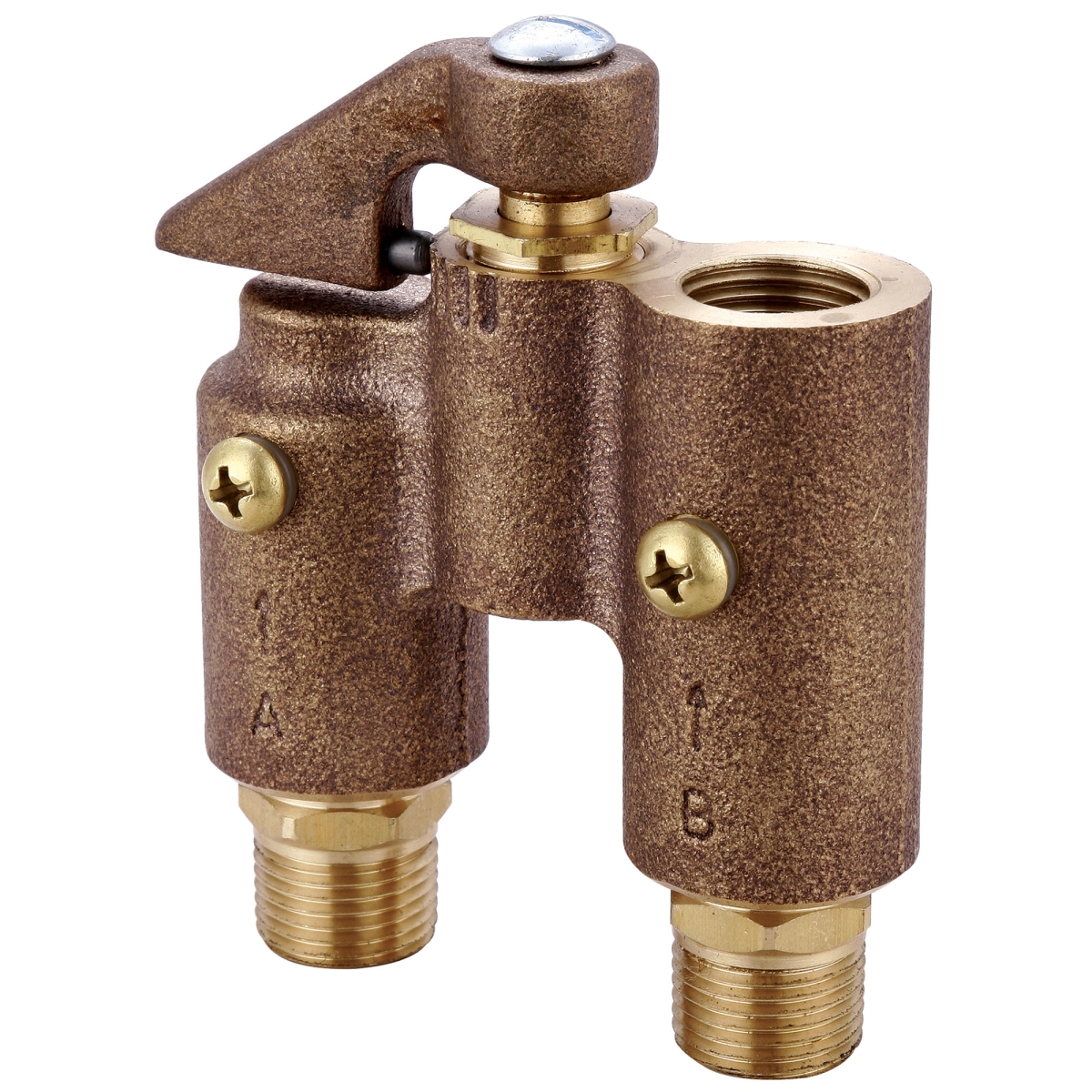 Picture of Central Brass 0555-D Alliance Anti-Sweat Temperator Valve for Water Closet Tanks&#44; Rough Brass