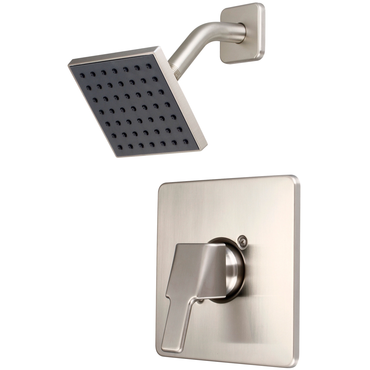 T-2395-BN Single Handle Shower Trim Set, PVD Brushed Nickel
